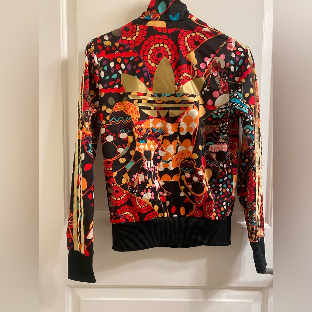 Adidas Multicolor Patterned Jacket Women’s Small - image 2